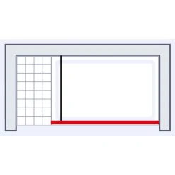 Schulte Walk In Toura 100 x 200 cm chrom