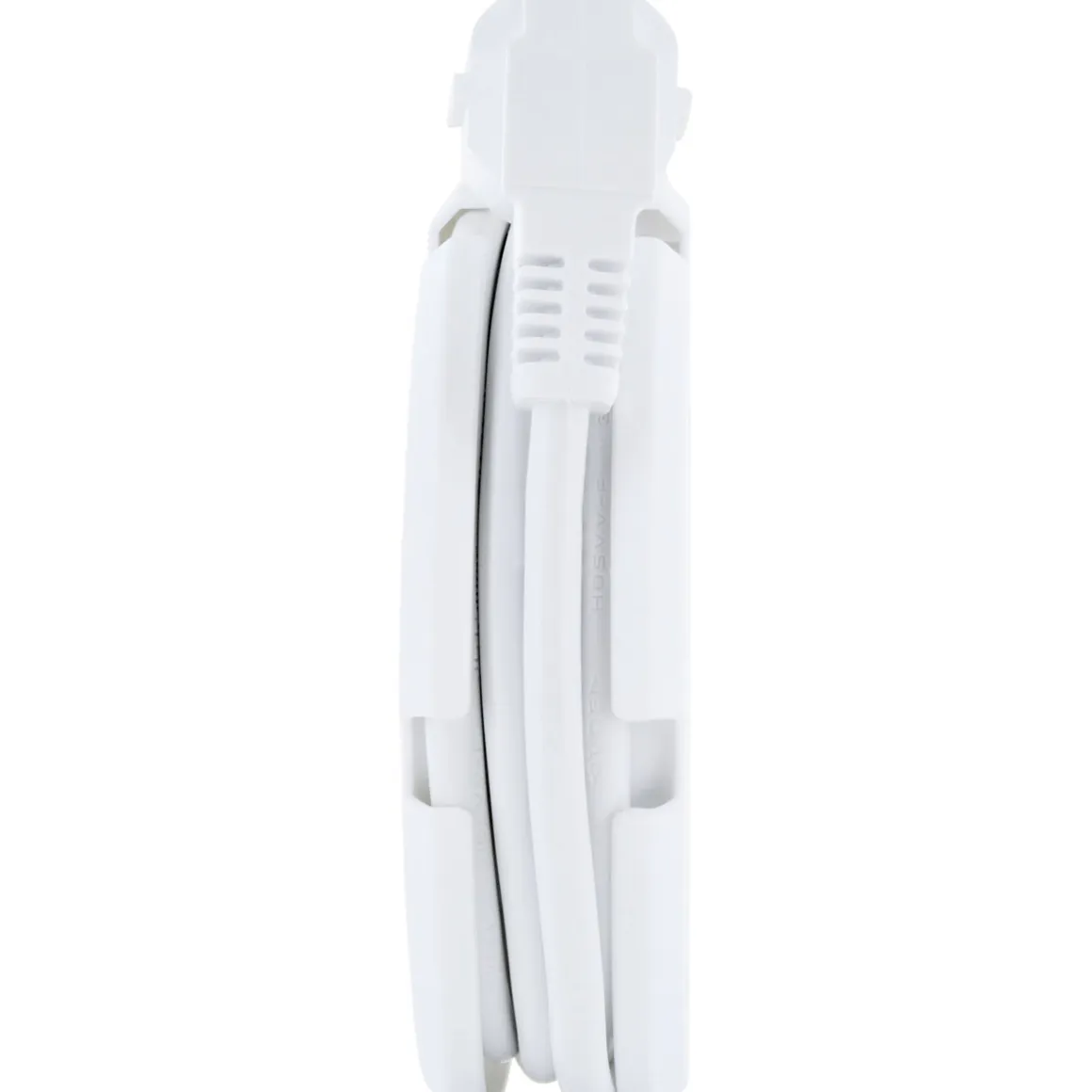 Schwaiger Steckdosenleiste 4-fach mit 2-fach USB rund weiß