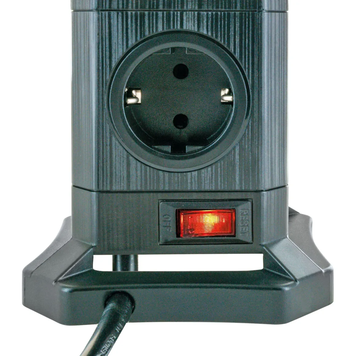 Schwaiger Steckdosentower 5-fach mit 2-fach USB A mit USB C