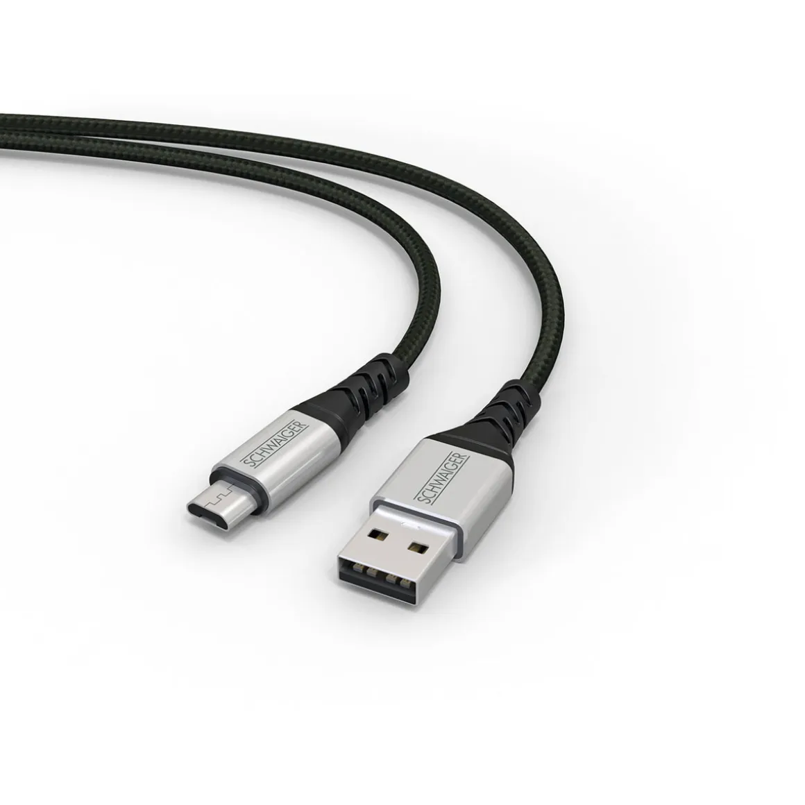 Schwaiger Sync und Ladekabel Typ A/Micro USB 1,2 m