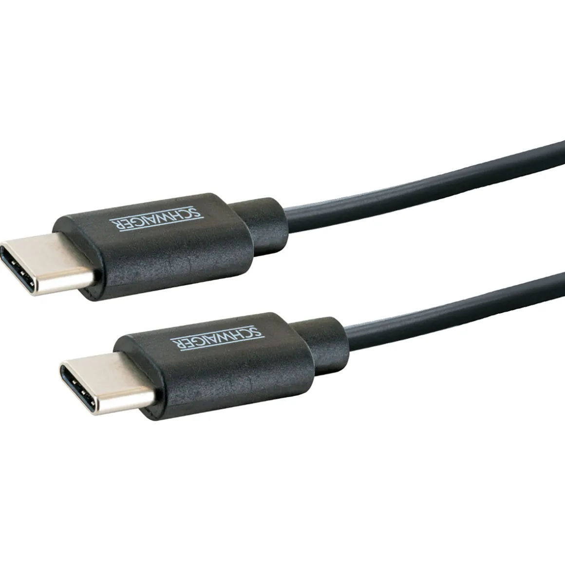 Schwaiger Sync und Ladekabel Typ C 2 m schwarz