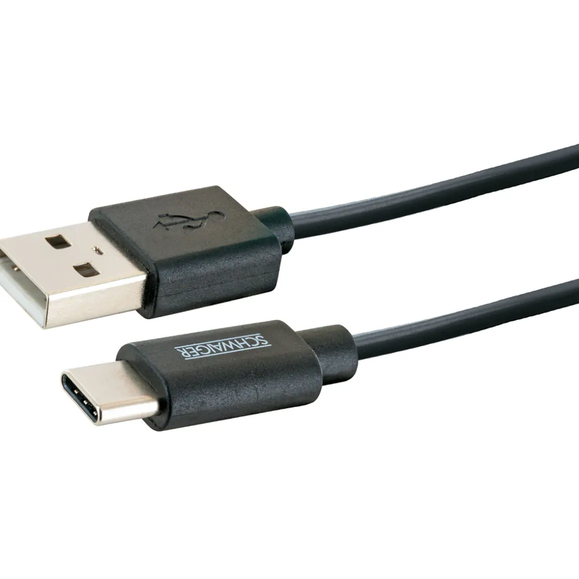 Schwaiger Sync und Ladekabel Typ C auf A 2 m