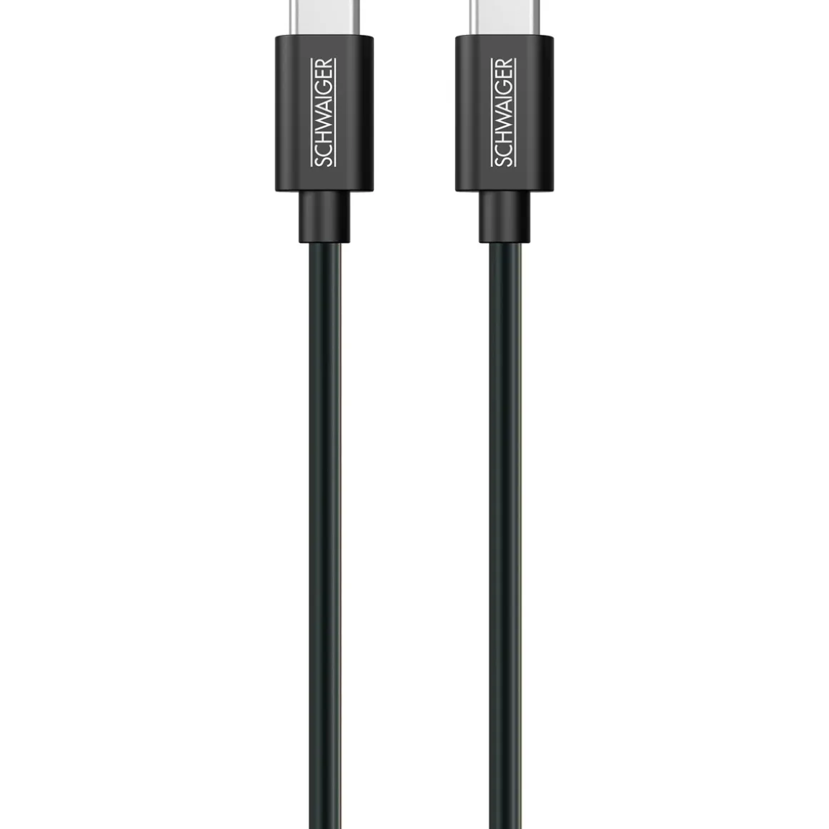 Schwaiger Sync und Ladekabel Typ C 0,5 m schwarz