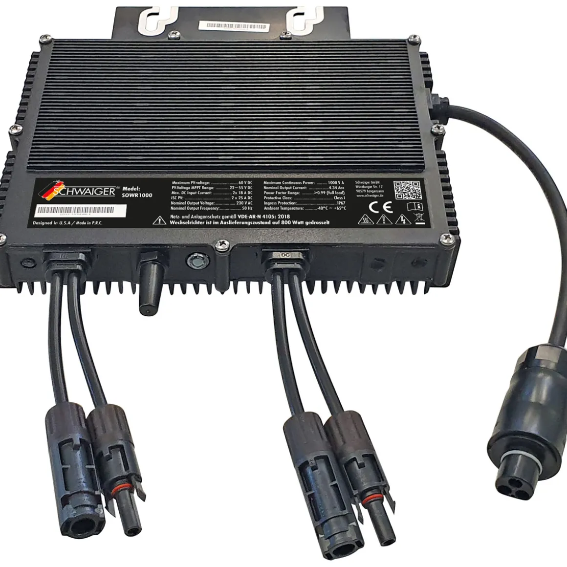 Schwaiger Wechselrichter 1000W