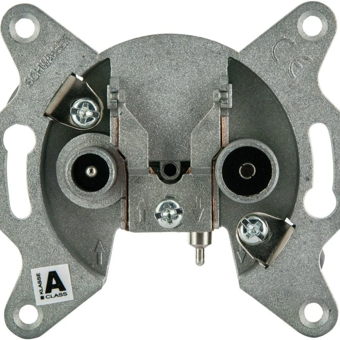 Schwaiger Antennensteckdose/Duchgangsdose 19 dB