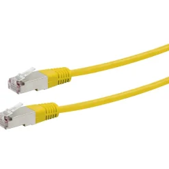 Schwaiger CAT5e-Netzwerkkabel gelb 2 m