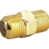 Schwaiger F-Doppelbuchse/Verbinder gold