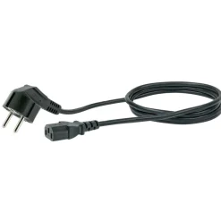 Schwaiger Netzkabel 1,8 m schwarz