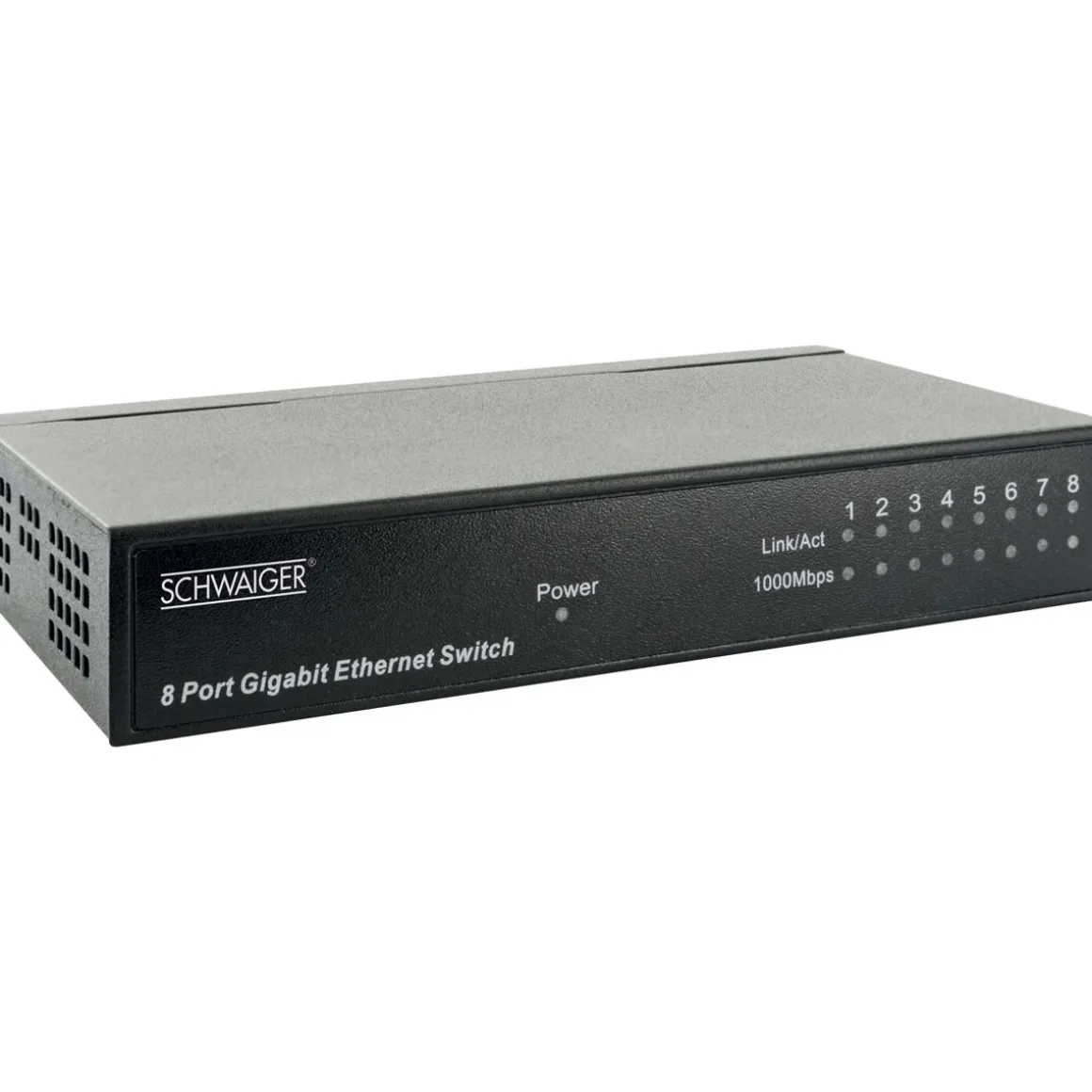 Schwaiger Netzwerk-Switch 8-fach