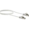 Schwaiger Ntzwerk-Flachkabel CAT6,1,5m weiß