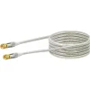 Schwaiger SAT-Antennenkabel 110 dB 1,5 m transparent-white