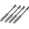 Schwaiger Schrauben und Dübel-Set für Wandhalterung silber/grau