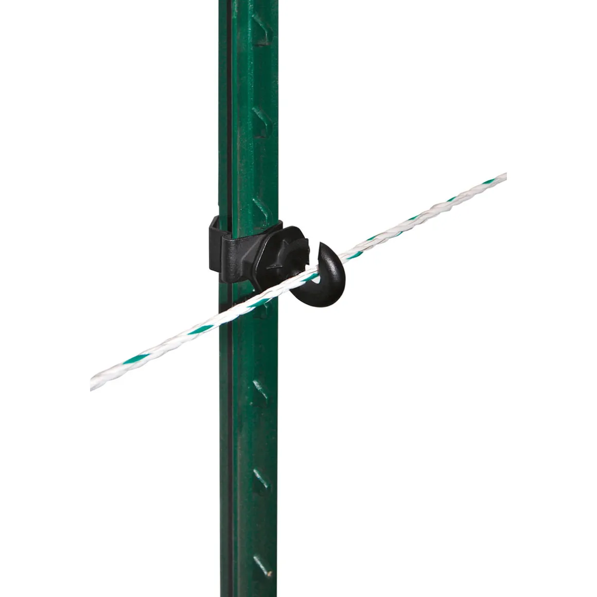 Seilisolator T-Post für 10 mm schwarz