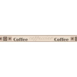 Selbstklebende Borte Coffee braun