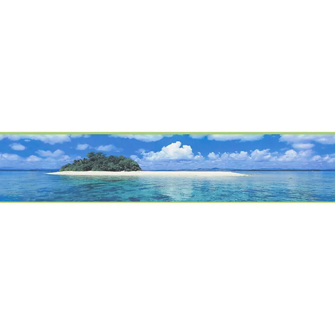 Selbstklebende Borte Insel blau