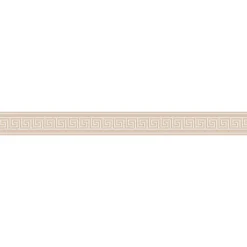 Selbstklebende Borte Meander beige