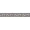 Selbstklebende-Borte Ranken-Ornament silbergrau 5 m