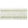 Senkrechtzaun 250 x 100 cm Latten 55 mm kdi-grün