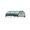 ShelterLogic Weidezelt Überdachung 13,7 m² 370x370x170cm Grün