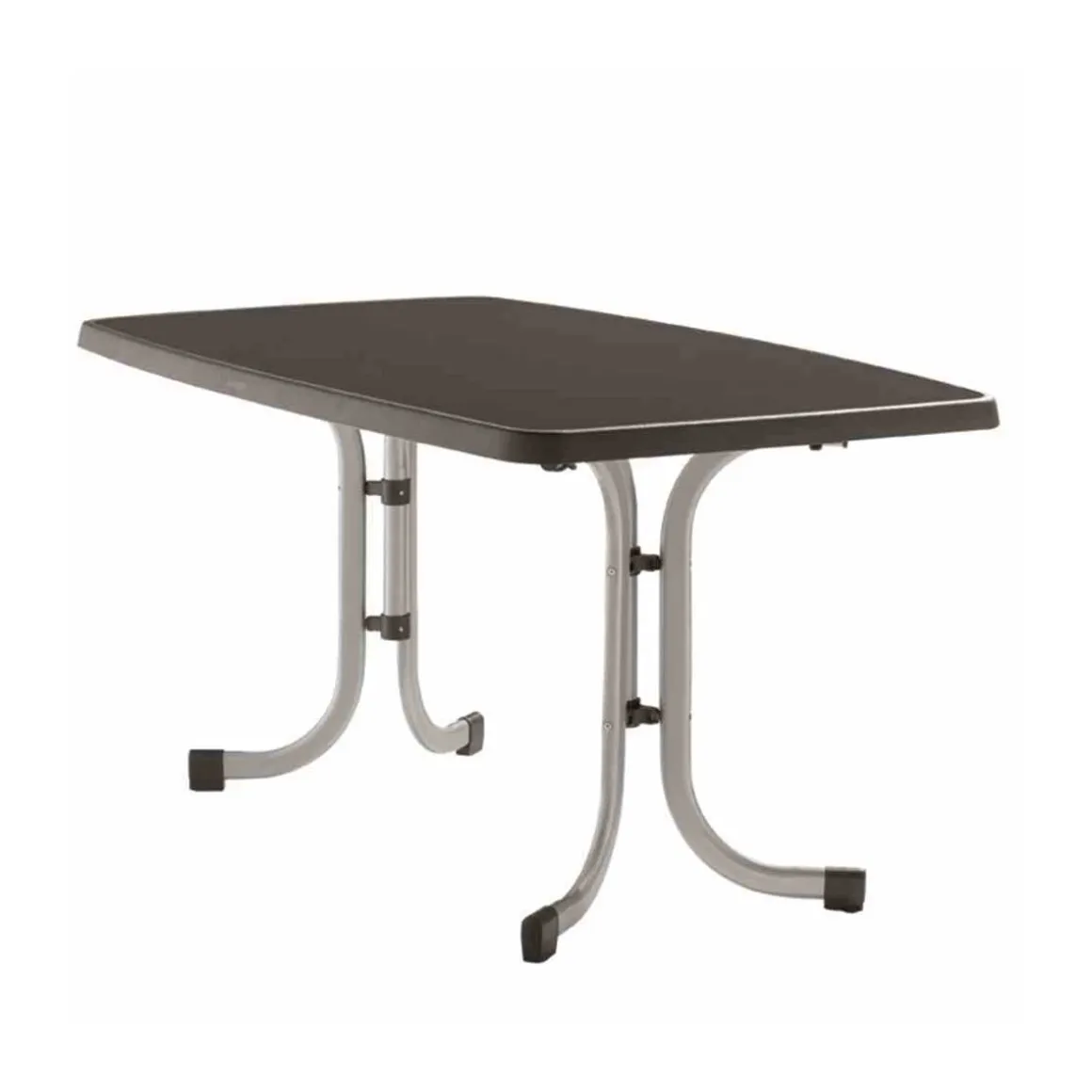 SIEGER Boulevardtisch 253 150 x 90 x 72 cm höhenverstellbar graphit/anthrazit