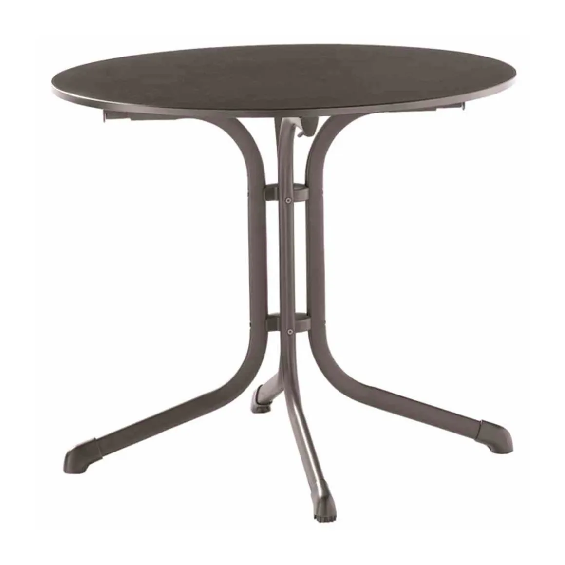 Sieger Klapptisch Vivodur 85 cm eisengrau/anthrazit