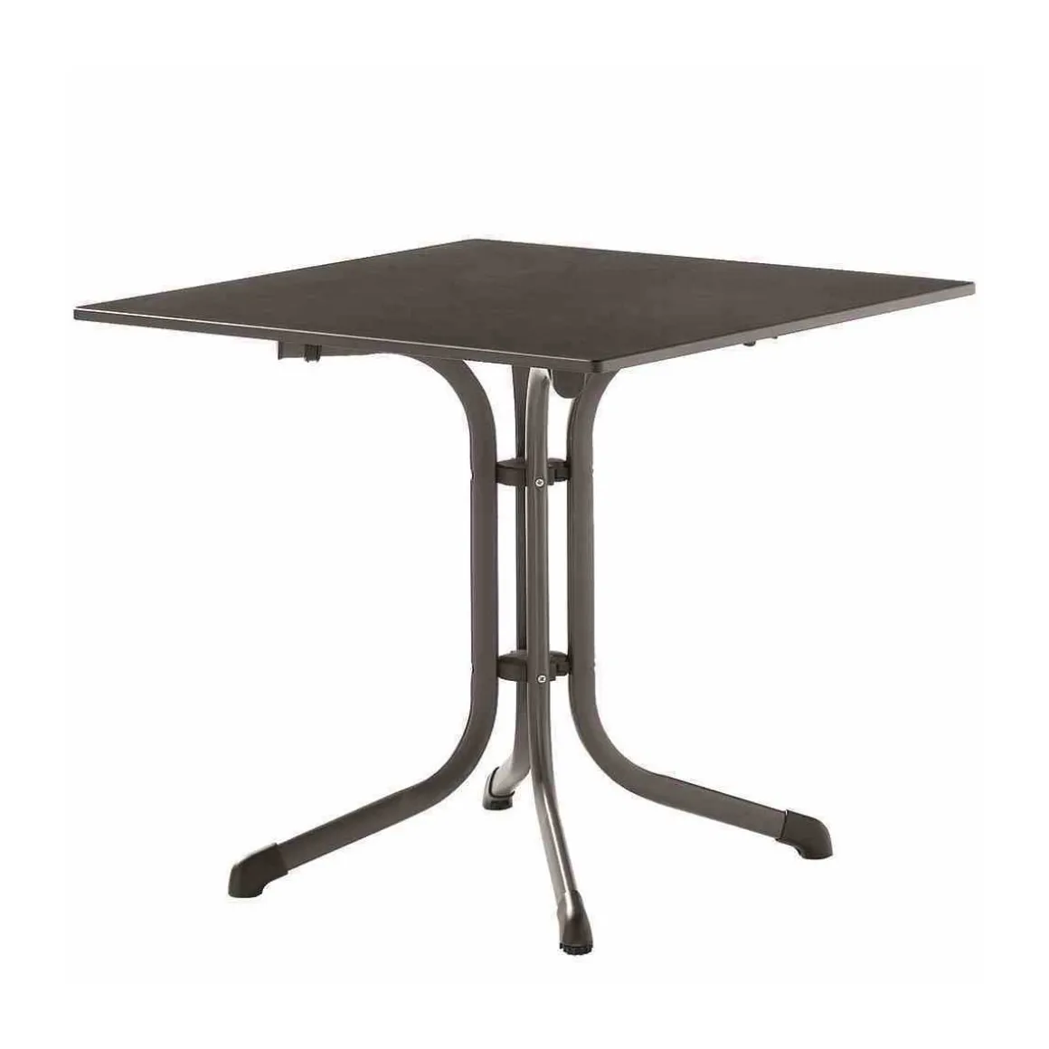 Sieger Klapptisch Vivodur 80 x 80 cm eisengrau/anthrazit