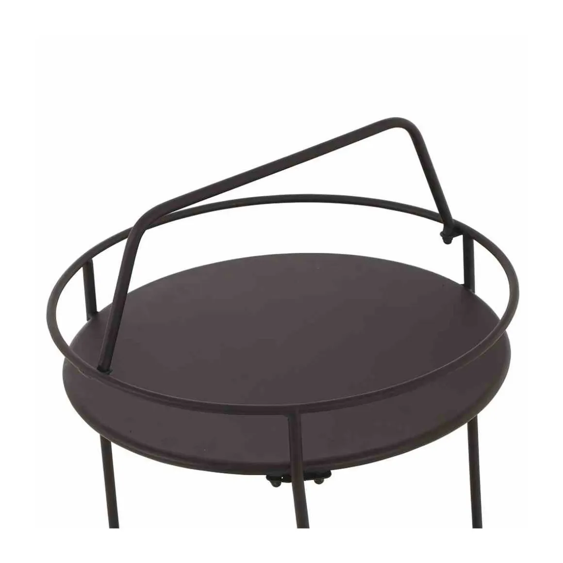 Siena Garden Beistelltisch Siero 42 x 74 cm schwarz