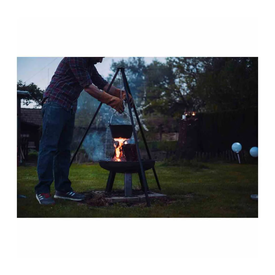 Siena Garden Feuerschale Stahl geschweißt Durchmesser 55 cm