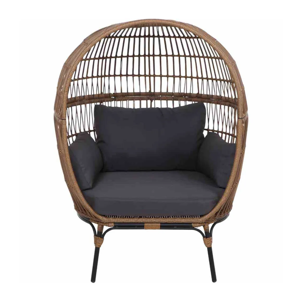 Siena Garden Loungeinsel „Salerno“, royal oak/anthrazit