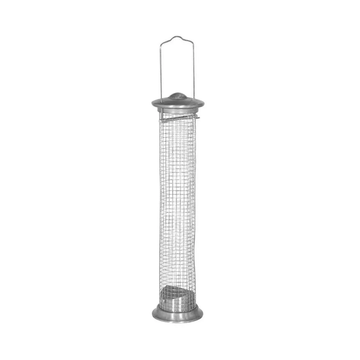 Siena Garden Vogelfuttersäule Aluminium Line für Nüsse 39 cm