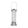 Siena Garden Vogelfuttersäule Aluminium Line für Nüsse 24 cm