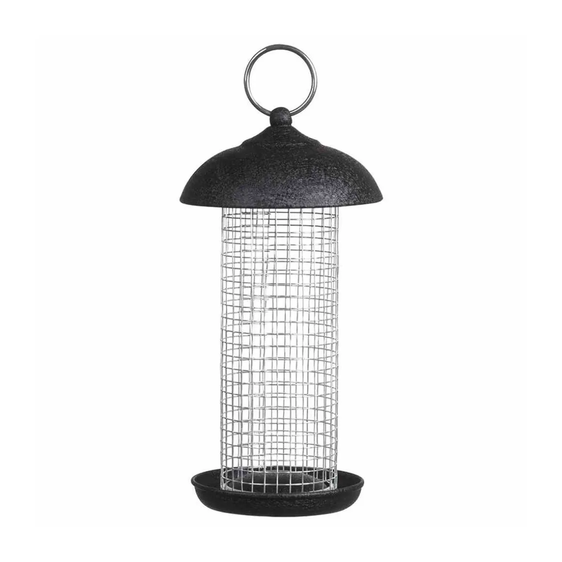 Siena Garden Vogelfuttersäule „Steel Line“ für Nüsse, 20 cm