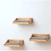 Silvio design 3-er Set Wandmulde Karlsson 28x 40 x15 cm