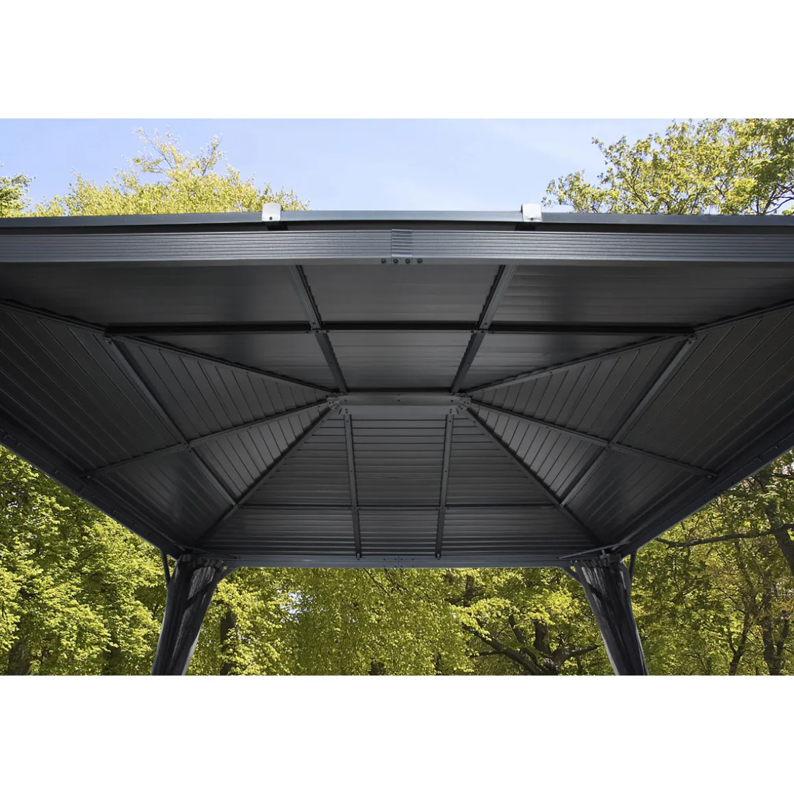 Sojag Pavillon Ventura 1010 295,5x295,5x260,5cm Basaltgrau