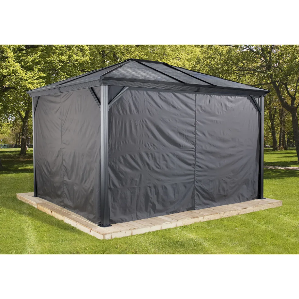 Sojag Pavillon Ventura 1014 295,5x423x261cm Basaltgrau