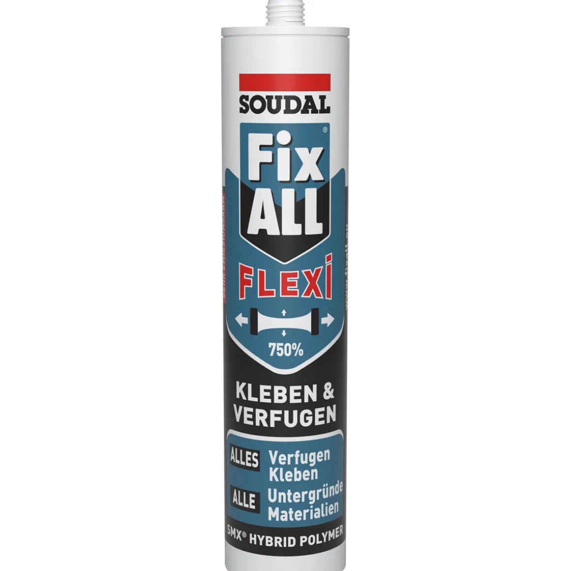 Soudal Kleber Fix ALL nach Aushärtung dauerelastisch weiß