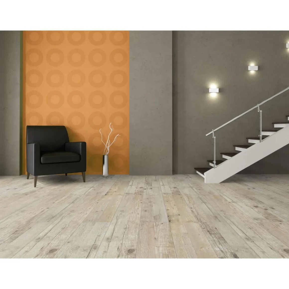 Specht Laminatboden Classic Pinie Rustikal 128,6 x 19,4 cm