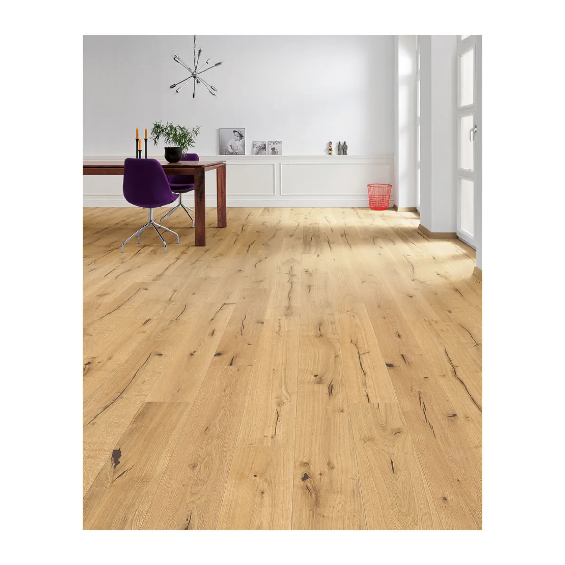 Specht Parkettboden LHD Eiche 110 x 18 cm
