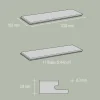 Specht Vinylboden Vinyl SPC Classic Eiche Alberta 1220 x 182 x 3,8 mm