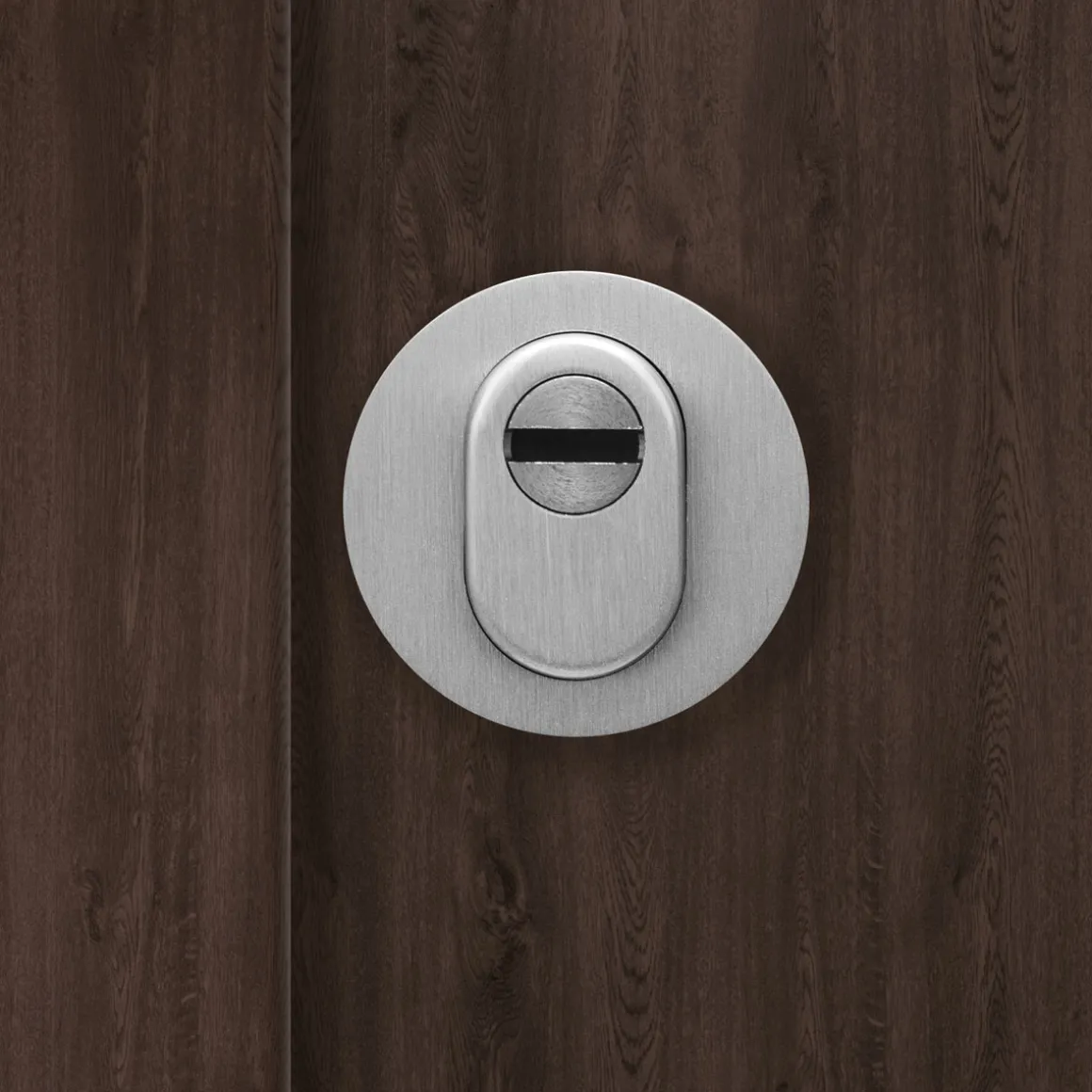 SplenDoor Premium-Haustür Passivedoor Lund RC2 energiesparend einbruchsicher nussbaum 110 x 210 cm links