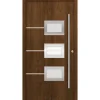 SplenDoor Premium-Haustür Passivedoor Bergen energiesparend nussbaum 100 x 200 cm rechts