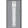 SplenDoor Premium-Haustür Passivedoor Malmo RC2 energiesparend einbruchsicher grau 100 x 200 cm rechts