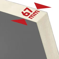 SplenDoor Premium-Haustür Passivedoor Eksjo energiesparend anthrazit 110 x 210 cm rechts