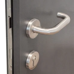SplenDoor Sicherheits-Nebeneingangstuer NS3 RC2 auf Maß, Anthrazit, Links
