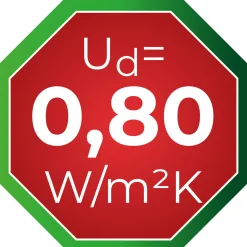 SplenDoor Sicherheits-Nebeneingangstuer NS3 RC2 auf Maß, Anthrazit, Links