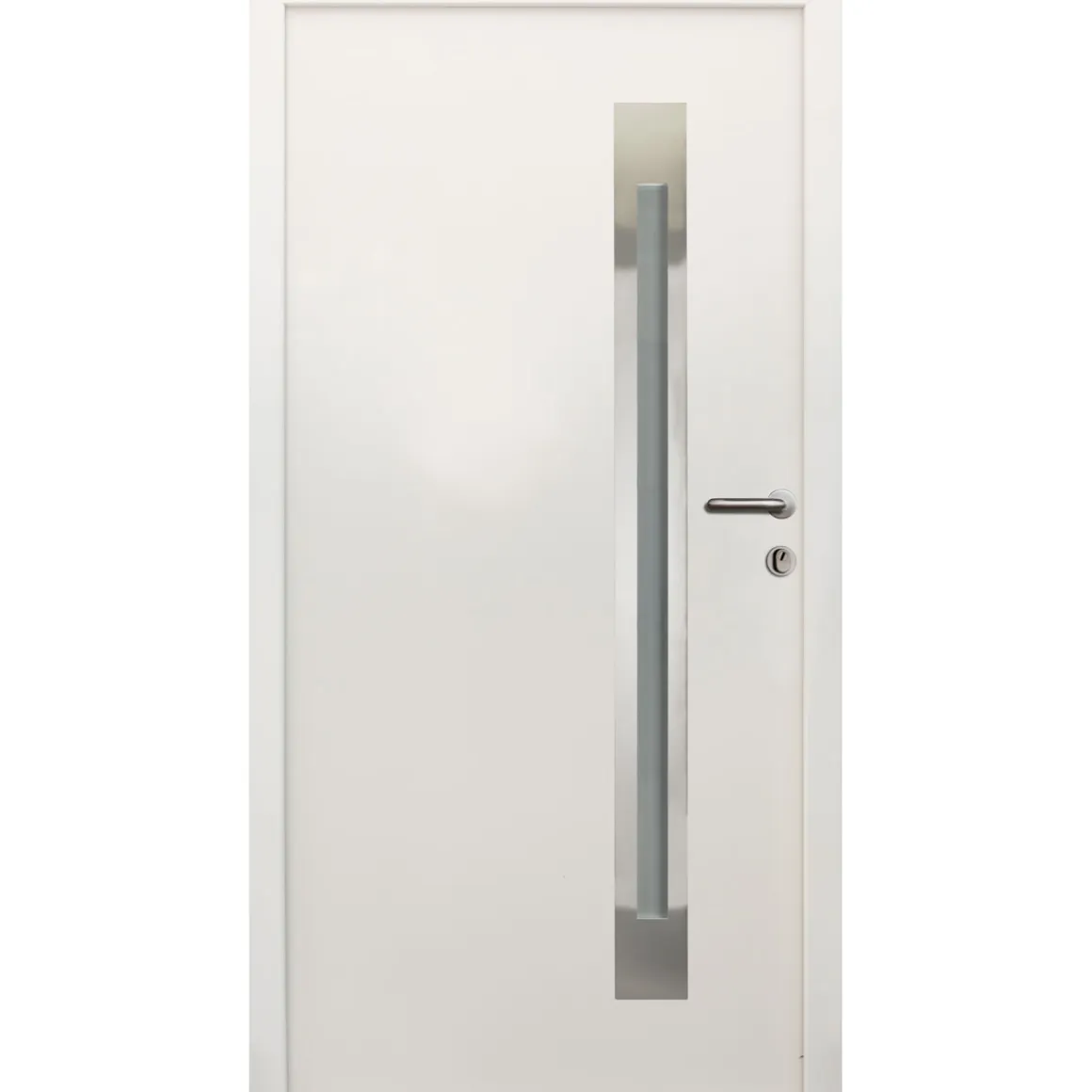 SplenDoor Sicherheits-Nebeneingangstuer NS4 RC2 auf Maß, Weiss, Rechts
