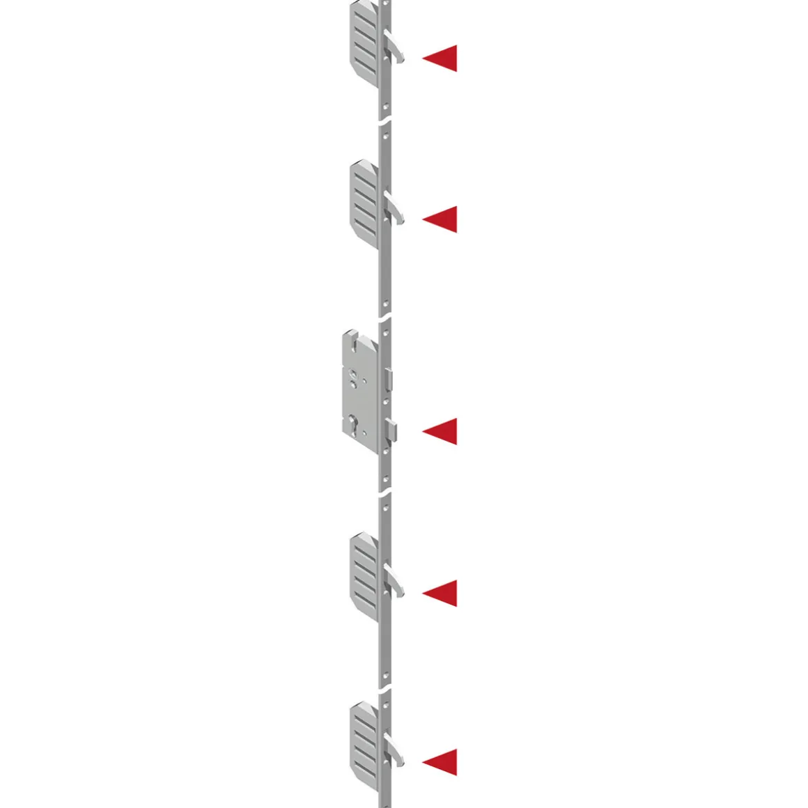 SplenDoor Sicherheits-Nebeneingangstuer NS3 RC2 auf Maß, Weiss, Links