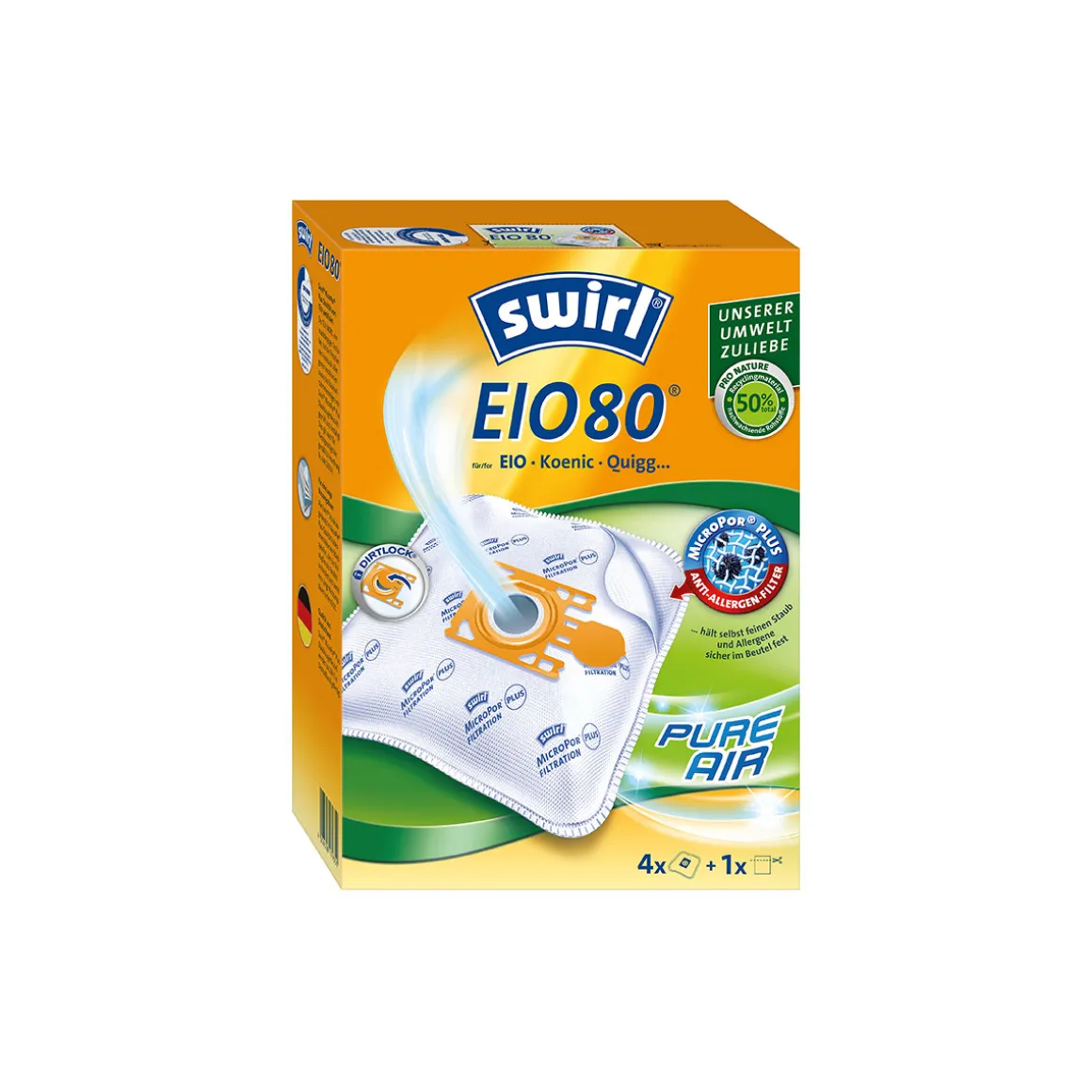 Staubsauger-Beutel EIO 80 EcoPor
