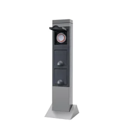 Steckdose SteelCraft 2-fach mit Zeitschaltuhr