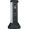 Steckdosensäule SilverCraft 2-fach 2m schwarz